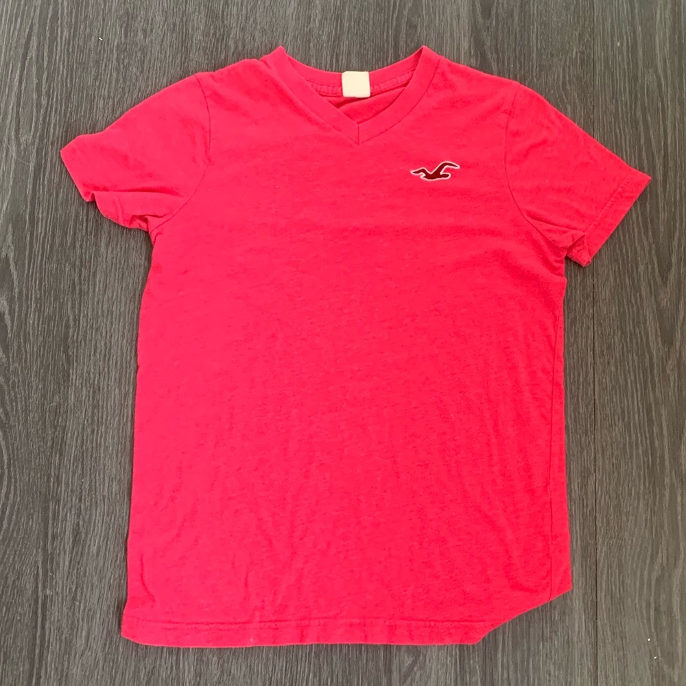 Pink Hollister V-neck